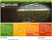 Tablet Screenshot of earthagro.com